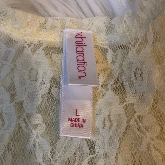 Xhilaration floral lace tank - Picture 3 of 5